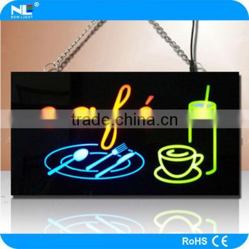 Customized LED resin sign/LED open/close advertising sign