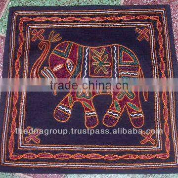Embroidered Elephant Design Cushion covers-100