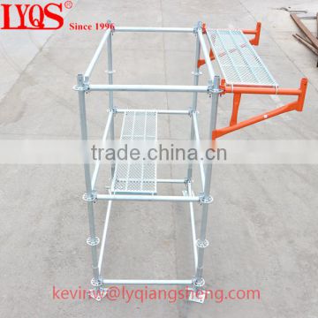 Construction scaffold stage ringlock scaffolding system