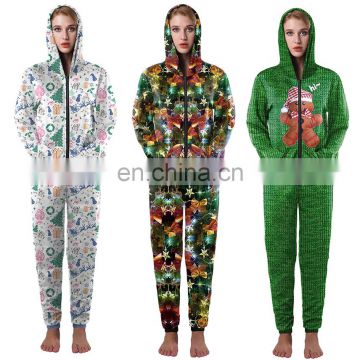 Girls Christmas Outfit Family Pajamas Women Ugly Jumpers Sweater Adult One Piece Jumpsuit