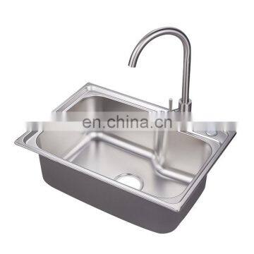 6245 stainless steel single bowl 201 kitchen sink