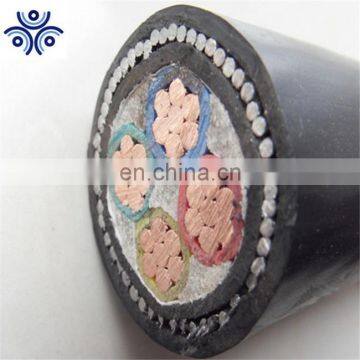 Low voltage 600v 1000v pvc insulated steel wire armoured underground 95mm copper cable prices