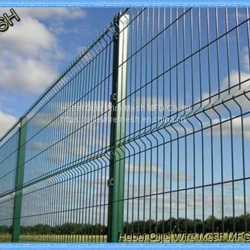 Black 3D Curved Temporary decorative Garden Welded Curved Fence