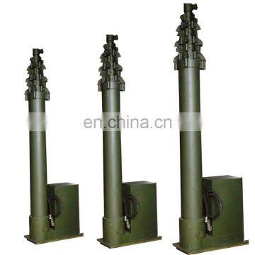 Tianjin 6m telescopic motorized mast with motor plugs