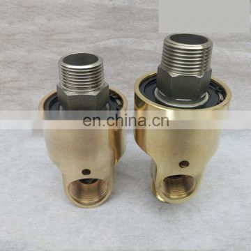 high temperature industrial water brass swivel joint rotating connector ball joint swivel bearings