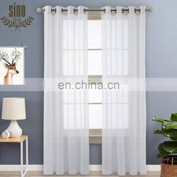 Home Used Wholesale Plain Polyester Sheer Curtain