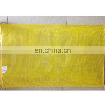 Wholesale leno mesh bag with label