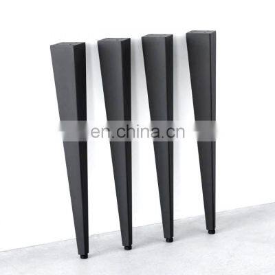 Table Legs Black Wrought Industrial Modern Powder Coating I Shape Desk Metal Cast Iron Bench Dining Coffee Tapered Table Legs