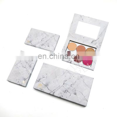 Square Cardboard Eyeshadow Palette Packaging Make Personalized 2 Layers Cardboard Drawer Cosmetic Box Manufacturer