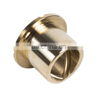 TCB800F Flange CNC Machining Casting Bronze Bear Low Weight and High Load Capacity Tighter Tloerance Crane Electromotor Bushing.
