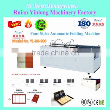 YL Series Four Sides Automatic Folding Machine is positioned well tissue paper and cardboard YL-BB-900/950