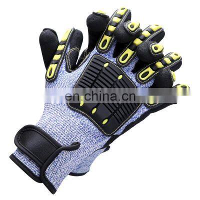 TPR Full Finger Cut Resistant Safety Gloves Riding Cycling Gloves Protective Hands