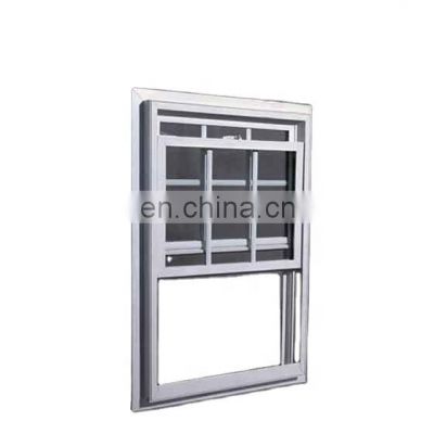 PVC Grills Graphic Design Office Building Vertical Modern Plastic Swing Grills Double Hung Window 2 Years Onsite Training