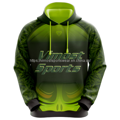 wholesale full custom sublimated hoodie with high quality