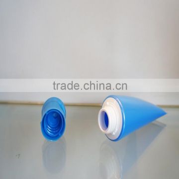 Plastic tube container cosmetic tube Dia45mm snapped-on flip cap