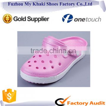 NEW rubber eva slipper 13 holes beach shoes for woman lady indoor bath garden clogs