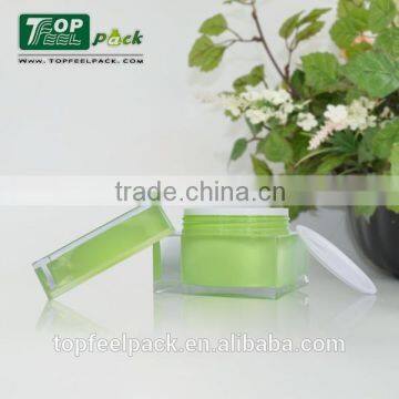 New design top quality china supplier plastic cream jar for cosmetic packaging