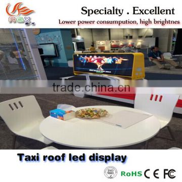 RGX Double side HD outdoor taxi led display/led taxi display/taxi top led display