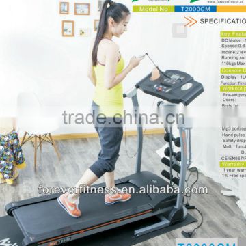 new motorized treadmill with massager