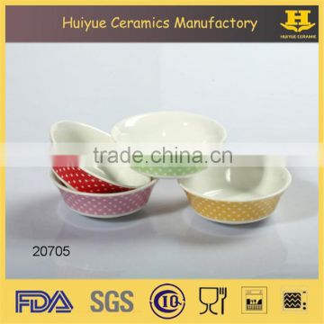 ceramic tapas dish with printing 20705