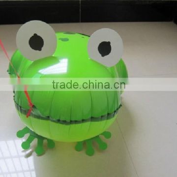 Hot sale frog Shape walking pet balloon , air walking pet balloon, Helium pet balloon for party/Child Gift