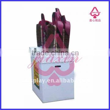 Cardboard Promotional Display Stand for Brooms
