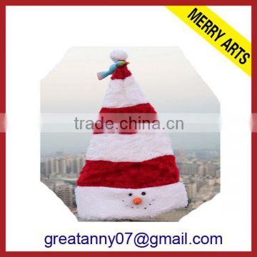 red and white singing chrismas cap ornament