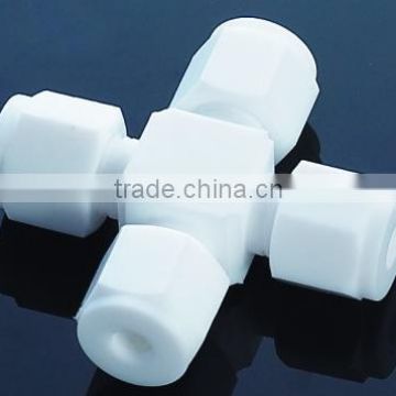 High quality anti-corrosion PFA /PVDF/PTFE tee joints and tubes