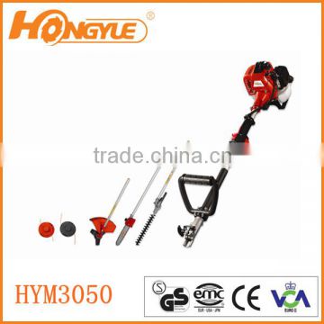 33cc gas multi-purpose garden tools HYM3050 (4 in1) with nylon/trimmer/saw/cutter