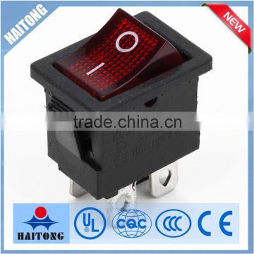 hot selling 4pin rocker switch t85 with red light