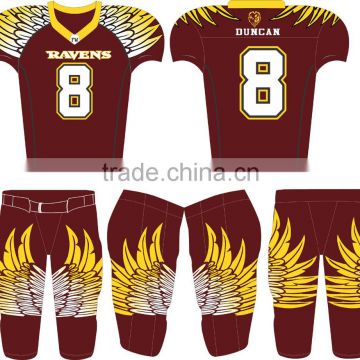 2014 Top Quality Fully Sublimated American Football jersey pant