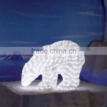 3d Led Christmas Acrylic Bear Motif Light