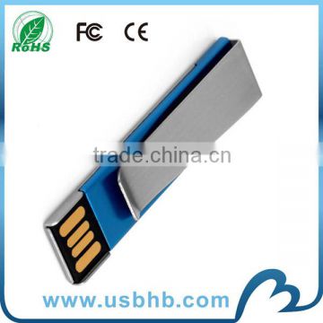 the new metal clip 2gb USB Flash Drive with logo printing
