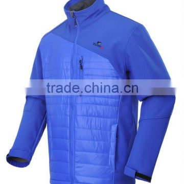 Mens outdoor softshell jacket with much function/clothing factories in china(2XM12B3-2)