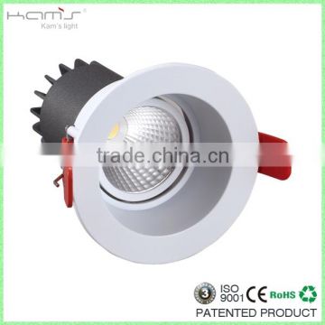 Luxury Hotel Lighting COB Dimmable LED Downlight / 4inch Commercial LED Downlight