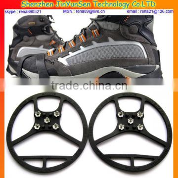CE Rubber Shoe Cover Snow Spike Ice Gripper For Winter