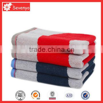 embossed logo towel contain home China wholesale