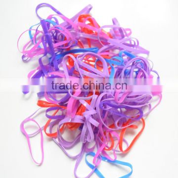 Tpu Colorful Hair Rubber Band , Rubber Band for Hair , Transparent Color Rubber Band