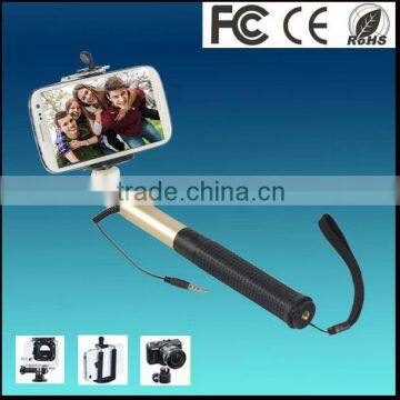 Extended Rotary battery operated hidden camera selfie stick