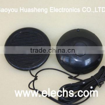 black round pillow speaker