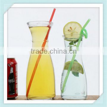 Hot sale 1000ml water pitcher hand made cheap glass pitcher home use glass pitcher wholesale