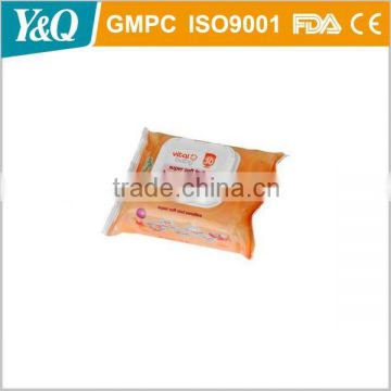 AAA quality hand and face cleaning wipes with lid