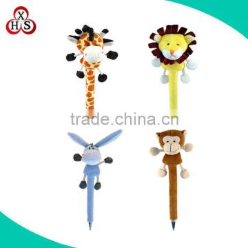 plush animal shaped pen wholesale for children