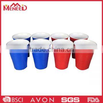Hot selling unbreakable two tone melamine cup