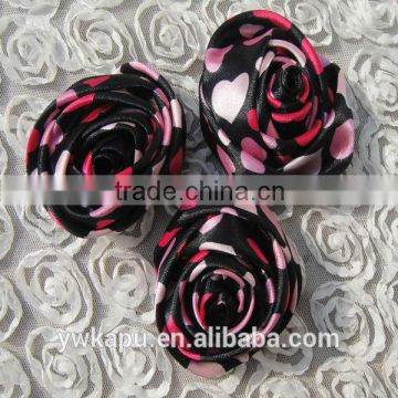 New arrival High Quality factory direct sale cheap china wholesale satin flowers for hair