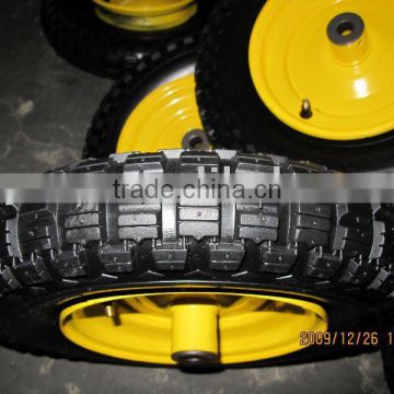 Pneumatic wheel ( 14" x 3.50-8 ) high quality & low price