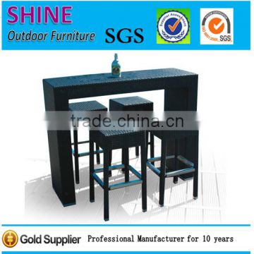 Good Quality Bar Chair and Table Rattan Outdoor Furniture