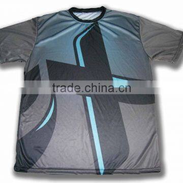 Sublimation Printed 100% Polyester T-shirts