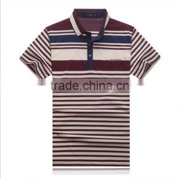 bulk stripe dry fit polo Shirt ,100% polyester dry fit shirts