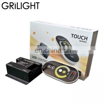 6A 2CH touchable remote rohs led controller for cct led strip
